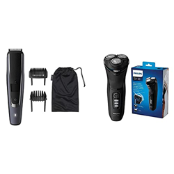 Philips BT5502/15 BEARDTRIMMER Series 5000 - cortadora de pelo y maquinilla Recargable - Afeitadora Negro & Shaver Series 3000 Wet características