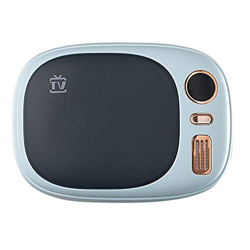 Hailmkont #5QM0Q6 Retro TV caliente mano tesoro caliente bebé cargador USB portátil calentador de mano, Azul #902z95, M precio