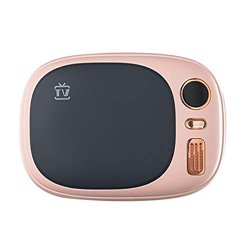 XUnion #n9w5hq Retro Tv caliente mano tesoro caliente bebé cargador USB portátil calentador de mano, Rosa #Bcn3d7, M características
