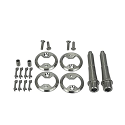 TIANTAN S Rui Placa de Pedal de Bicicleta Tacos de Titanio Compatible con Wahoo speedplay Comp Cero Aero Nano liviano acción Pedal de Bicicleta reempl precio