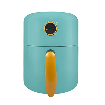 Freidora sin Aceite, Freidora aire caliente 3L 1000W, Freidora de Aire 2 en 1 para Freír o a la Parrilla, con Poco o Sin Aceite (Color : Verde, Size :