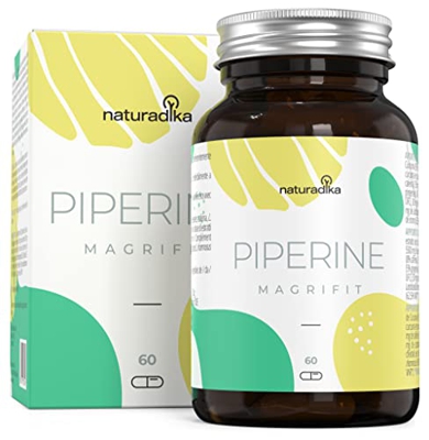 Pastillas para Adelgazar Muy Rapido Magrifit Piperine | Quema Grasas Adelgazante Mujer y Hombre | Inhibidor de Apetito y Ansiedad | Quemagrasas Potent