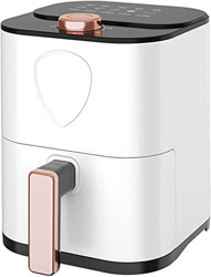 Máquina automática multifunción de Patatas Fritas sin Humo White Air 1000W Calor Interno Fuerte Calentamiento por circulación de Aire 360 características