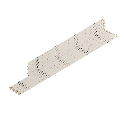 DCALU 8pcs x 49 Pulgadas DIRIGIÓ Falta de retroiluminación for LG 49LG61CH-CK 49UF640-ZA Adecuado LG 49UF640V-ZA 49UF6407 Adecuado LGE-WICOP-4 9 Pulga