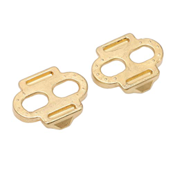 Keenso Pieza de Abrazadera de Pedal, 1 par de Abrazaderas de Pedal de Bicicleta de Cobre Placa de Bloqueo de Pedal de Bicicleta de Cobre Accesorios Me precio