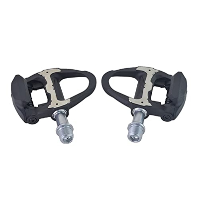 TIANTAN S Rui Pedales de Bloqueo de Bicicleta de Carretera de Carbono Ultra Ligera con 4 rodamientos compatibles con 240 g de Pedales sin Clip y tacón
