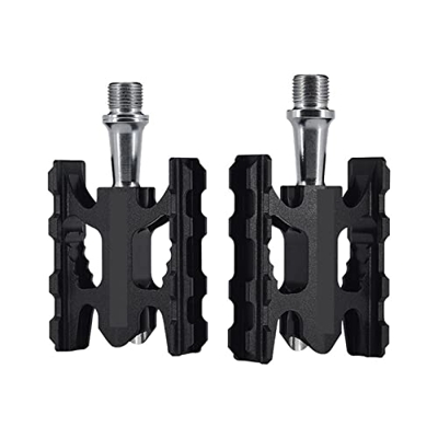 TIANTAN S Rui Pedal de Bicicleta Ultraligera Plegable Bicicleta Pedal Pedal de Aluminio Aluminio Searing Sellado Pedales sin Deslizamiento Compatibles