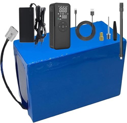 stdpcxz Batería De Litio De 72V 50Ah E-Bike, Paquete De Batería De Litio De 72V con Cargador + BMS, para Motor De 500W ~ 4500W, con Bomba De Aire Eléc precio