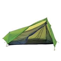 Tienda de campaña al aire libre Ultraligero sin varillas Camping Senderismo 3 Temporada 15D Nylon Revestimiento de silicona Carpa de doble capa para 2 en oferta