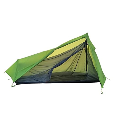 Tienda de campaña al aire libre Ultraligero sin varillas Camping Senderismo 3 Temporada 15D Nylon Revestimiento de silicona Carpa de doble capa para 2
