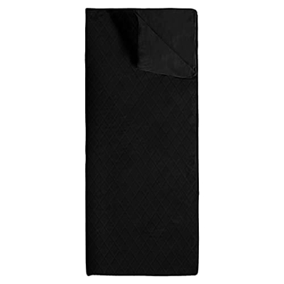 ohfruit Bolsa de dormir de calefacción Equipo de equipo de camping Bolsa de dormir Fibra de poliéster impermeable Negro