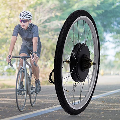 Rueda trasera E Bike Conversion Kit de 26 pulgadas LCD Trasera Motor E-Bike Kit de conversión 36 V 500 W Bicicleta eléctrica