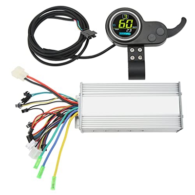 BuyWeek Kit de controlador de motor sin escobillas, 1000 W, 36 V/48 V, controlador de motor de velocidad sin escobillas para bicicleta eléctrica, medi