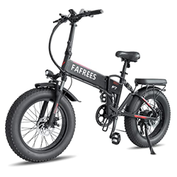 Bicicleta eléctrica plegable Fafrees F7 Fatbike de 20 pulgadas, bicicleta eléctrica plegable, bicicleta eléctrica plegable con batería 48 V10 AH, 150  en oferta