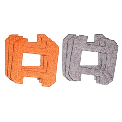 CHIBAO Wpengfei Store (para x6) for liectroux for Ropa de Fibra Que se Ajustan a la Limpieza de Ventanas Robot x6, 6pcs/Paquete Excellent Product