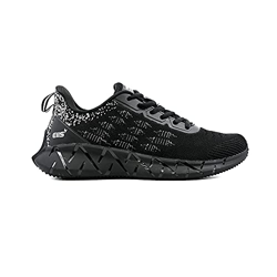 elis Zapatillas de Deporte Mujer ElisCore Running para Correr, Caminar y Gimnasio Negro Blanco 37 EU en oferta