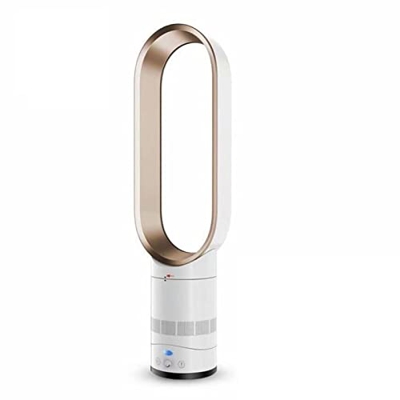 LJXX Ventilador de Torre, Ventilador de Pedestal Sin Aspas, Fácil de Limpiar, Ahorro de Espacio Ventilador de Escritorio Portátil para Dormitorio, Coc