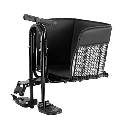 LAOJIA Asiento de Bicicleta Delantero Asiento de Seguridad para niños con Pedales y Soporte para Bicicleta de Carretera MTB,sillín de Seguridad para n