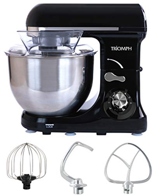 Triomph ETF1815 Robot PATISER 4L-600W, 600 W, 4 litros, 6 Velocidades, Negro