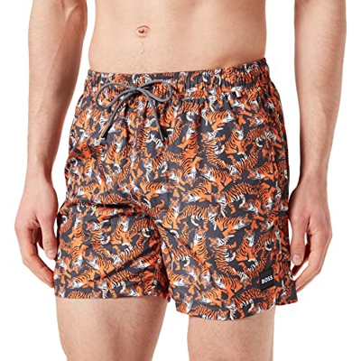 BOSS Freefish Bañadores Ajustados para Hombre, Dark Grey22, XXL