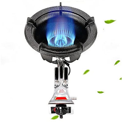 Placa de gas 20KW Quemador a prueba de viento de hierro fundido Gran anillo de ebullición de gas Acampar al aire libre Catering de propano [Clase de e