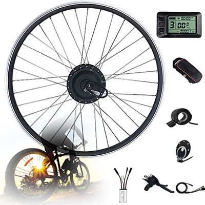 CICOLO Kit de Conversión de Bicicleta para Tracción Rueda Trasera 48V 250/350/500/1000/1500W Kit de Conversión de Bicicleta Electric Bike Conversion K