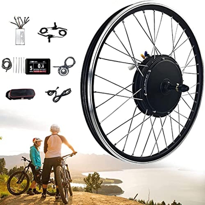 CICOLO 36/48V 250/350/500W Kit de Conversión de Bicicleta Eléctrica 20"/24"/ 26"/27,5"/28"/ 29"/ 700C Rueda Trasera, Kit de Conversión de Bicicleta pa