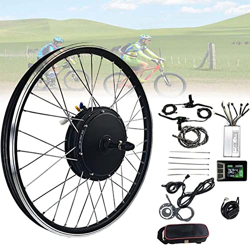 CICOLO 48V 250/350/500/1000/1500W Kit de conversión de Bicicleta eléctrica, tracción Rueda Trasera 20"/24"/ 26"/27,5"/28"/ 29"/ 700C, Pantalla LCD7C,1 características