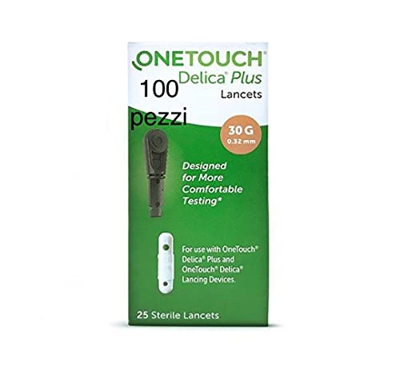 ONETOUCH Delica - 100 manecillas de punción estériles - One Touch