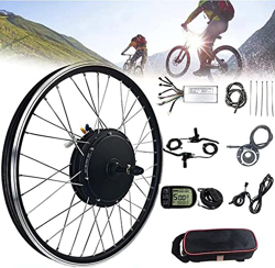 CICOLO Kit de conversión para Bicicleta eléctrica Rueda Trasera, 36/48V 250/350/500W, Motor de buje con Pantalla LCD, para Rueda Trasera Bicicleta elé en oferta