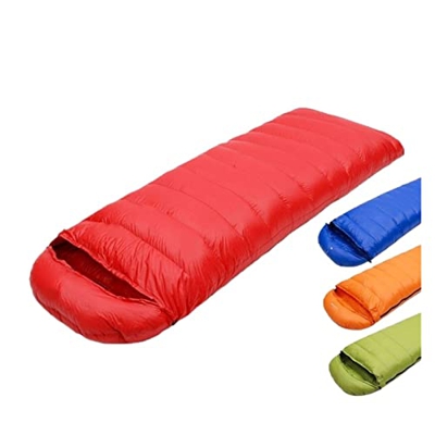 Sacos de Dormir Saco de Dormir for Adultos Suave Relleno de plumón de Ganso Blanco Adecuado for edredón térmico for Clima frío Deportes y Aire Libre (