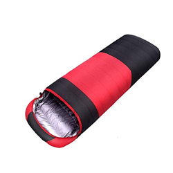 ZYZMH Saco de Dormir de sobre para Adultos Ultraligero Saco de Dormir de otoño con plumón de Pato para Acampar al Aire Libre Saco de Dormir en oferta