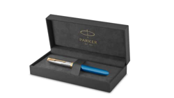 PARKER Pluma estilográfica 51 Premium Turquoise G.C. M características
