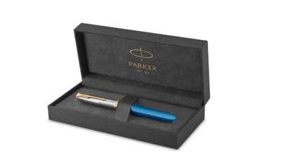 PARKER Pluma estilográfica 51 Premium Turquoise G.C. M