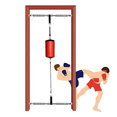Saco de Boxeo Punching Ball Saco De Boxeo De Doble Extremo, Saco De Boxeo Para Puerta/marco De Puerta Para Adultos Niños Adolescentes Relajación, Saco