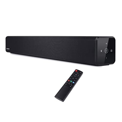 THYKL 100W Sound Sound Bar Home Theatre 2.0 System televisión Soporte de Altavoz Bluetooth Óptico Auxiliar Subwoofer de Barra de Sonido