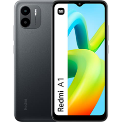 Xiaomi Redmi A1 - Smartphone de 2+32GB, Pantalla de 6,52" HD+, Cámara dual de 8MP con IA, procesador MediaTek Helio A22, batería de 5000 mAh, black (V en oferta