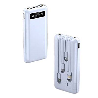 La Mini Carga rápida Viene con un Banco de energía de Uso compartido de línea de 20000 MAh Ligero y un Banco de energía portátil de Gran Capacidad (Co