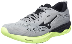 Mizuno Wave Revolt 2, Zapatillas de Running Hombre, Ultimate Gray/Black/NeoLime, 42.5 EU en oferta