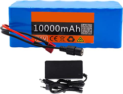 GZYHDC Batería De Bicicleta Eléctrica De Iones De Litio De 10 Ah Y 36 Voltios, con BMS Y Cargador, para Scooter De Bicicleta Eléctrica De Motor De 200 precio