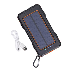 Banco de Energía Solar de 20000 MAh, Cargador Portátil Inalámbrico, Cargador Portátil de Alta Capacidad, Batería Externa de Carga Rápida para Teléfono precio