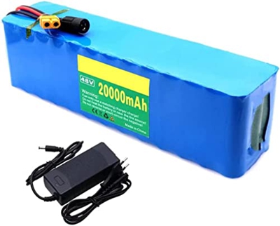 GZYHDC Batería De Iones De Litio De 48V 20Ah,Batería De Bicicleta Eléctrica 13S3P 20000Mah,con 25ABMS + Cargador,para 350W 500W 750W1000w Motor E-Bike