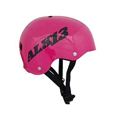 Alk13 Casco Helmet H2O Plus for Skate BMX Rollers. Pink Black -L- (57-59cm)