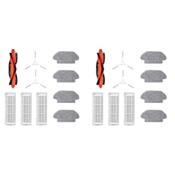 Fuzzbat 2 Juegos para Xiaomi Mi Robot Aspirador Mop Pro P Robot de Limpieza : STYTJ02YM, Cepillo Lateral Principal + Filtro Hepa + Paño de Fregona en oferta