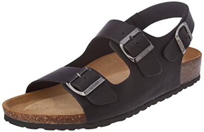 Igi&Co Uos 16392, Sandalias Hombre, Negro, 42 EU