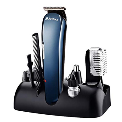 FMOPQ Hair Clipper Multifunction All in 1 Stainless Steel Lithium Ion+ Beard and Nose Trimmer for Men Hair Clippers Detail Shaver Rechargeable All in 