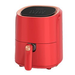 4.6L Freidora sin Aceite, Air Fryer con Panel Táctil Pantalla LCD Táctil, 1430W, Freidora Aire con Tiempo y Temperatura Ajustable (Color : Red, Size : características