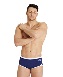 Arena Icons Solid Bañador corto de tiro bajo para hombre, Navy/Blanco, 95 precio