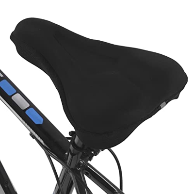 LYTDMSKY Sillín de Bicicleta de Silicona Engrosada Suave, Cubierta Antideslizante, Transpirable, Funda de cojín para Asiento de Bicicleta, Exterior e 