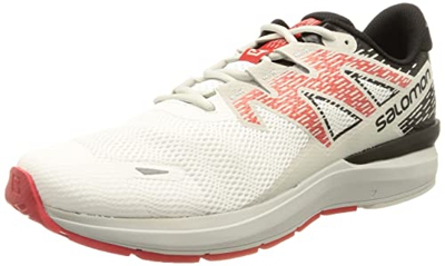 SALOMON Shoes Sonic 5 Confidence, Zapatillas para Correr Hombre, Multicolor (White Pantone Bright White/Black), 43 1/3 EU
